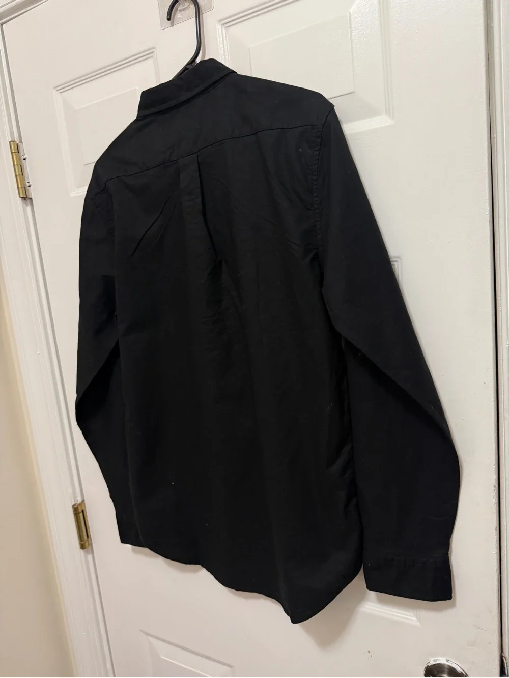 Ralph Lauren Men’s Black Button-Down Oxford Shirt - Red Pony Logo new condition
